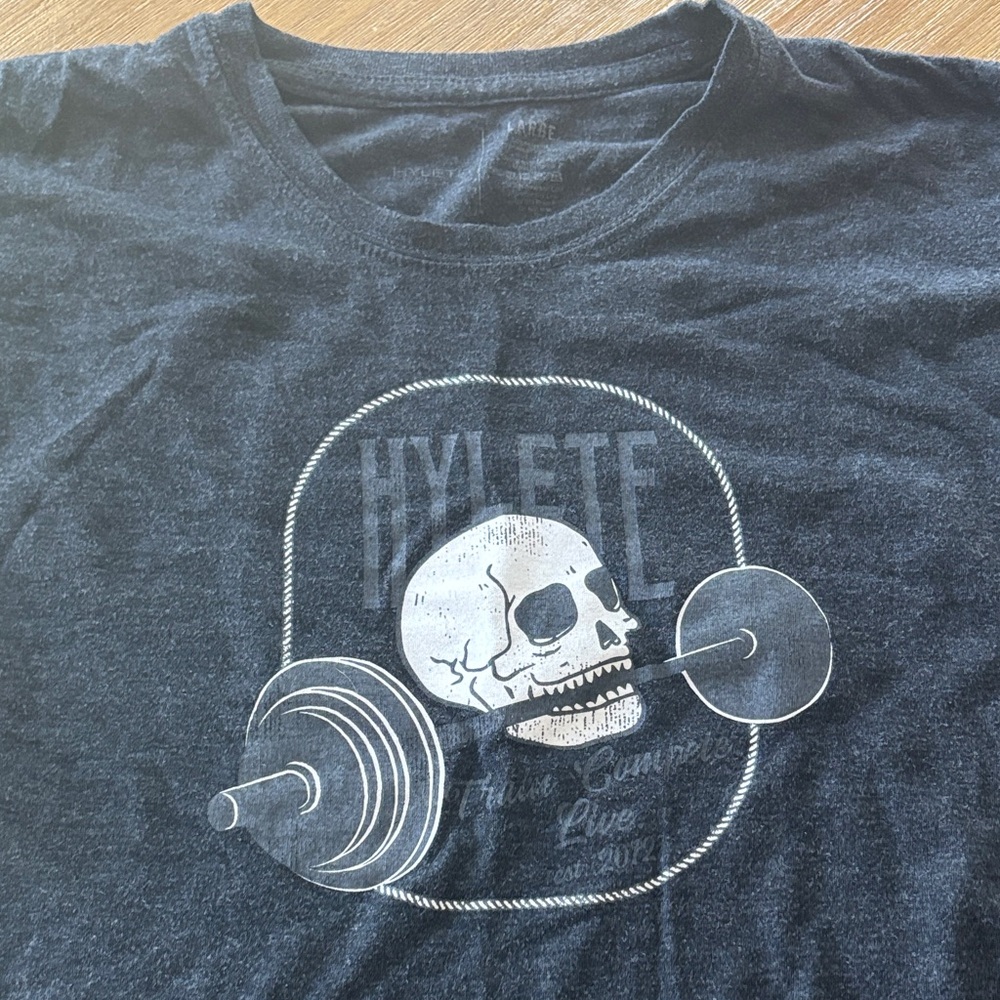 Hylete Dark Gray Short Sleeve Tee